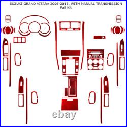 Interior Full Kits For Manual Suzuki Grand Carbon Fiber Decoration Cover Trim Interior Full Kits For Manual Suzuki Grand Carbon Fiber Decoration Cover Trim