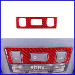 Interior Full Set Cover Trim Kit Red Carbon Fiber For Audi TT 8N 2001-2006