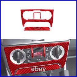 Interior Full Set Cover Trim Kit Red Carbon Fiber For Audi TT 8N 2001-2006