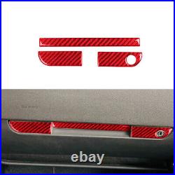 Interior Full Set Cover Trim Kit Red Carbon Fiber For Audi TT 8N 2001-2006