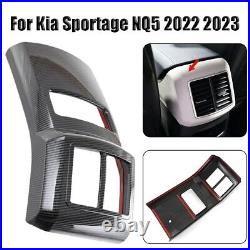 Interior Rear Armrest AC Vent Outlet Cover For Kia Sportage NQ5 2022 2023