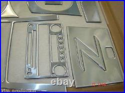 Interior Silver Aluminum Dash Trim Kit For Nissan 350z 350 Z Z33 2006 2007 2008