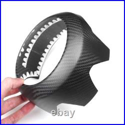 Interior Steering Wheel Cover Trim Fit For Mini F54 F55 F56 F57 F60 Carbon Fiber
