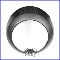 Interior Steering Wheel Cover Trim Fit For Mini F54 F55 F56 F57 F60 Carbon Fiber