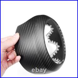 Interior Steering Wheel Cover Trim Fit For Mini F54 F55 F56 F57 F60 Carbon Fiber