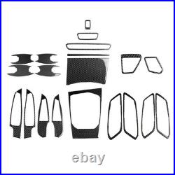 Interior Trim Cover Frame Set Fit For BMW 3 Series G20 2019-2020 Carbon Fiber