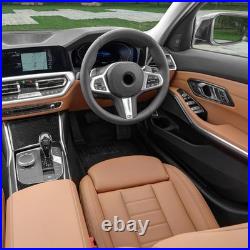 Interior Trim Cover Frame Set Fit For BMW 3 Series G20 2019-2020 Carbon Fiber
