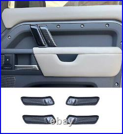 Interior Trim Kit Carbon Fibre Look For Land Rover Defender L663 2020+ Oem Fit