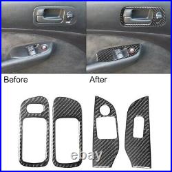 Interior Trim Set 14PCS/SET Accessories Carbon Fiber For Honda Civic 2003-05
