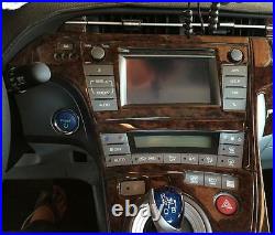 Interior Wood Dash Trim Kit Set For Toyota Prius 2010 2011 2012 2013 2014 2015