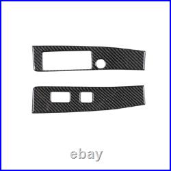 Kit Carbon fiber Interior Door Pillar Control Handle Cup Holder Panel Trim Kit Carbon fiber Interior Door Pillar Control Handle Cup Holder Panel Trim