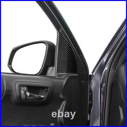Kit Carbon fiber Interior Door Pillar Control Handle Cup Holder Panel Trim Kit Carbon fiber Interior Door Pillar Control Handle Cup Holder Panel Trim