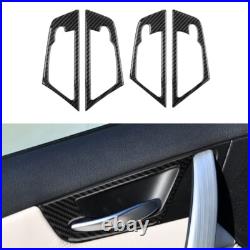 LHD Auto Carbon Fiber Interior Full Set Trim Sticker For BMW X3 E83 2004-2009