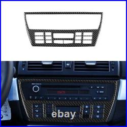 LHD Auto Carbon Fiber Interior Full Set Trim Sticker For BMW X3 E83 2004-2009