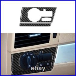 LHD Auto Carbon Fiber Interior Full Set Trim Sticker For BMW X3 E83 2004-2009