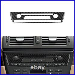 LHD Auto Carbon Fiber Interior Full Set Trim Sticker For BMW X3 E83 2004-2009