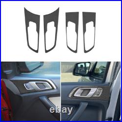 LHD Carbon Fiber Interior Full Set Trim Cover for Ford Ranger 2019-2022