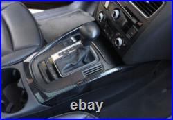 Le Gear Shift Box Frame Trim Center Conso Carbon Fiber For Audi Q5 SQ5 2009-2017