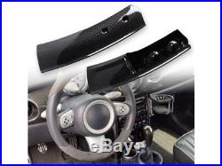 Limited UK Carbon Fiber Interior Console Post Trims For Mini R50 R52 R53 00-06