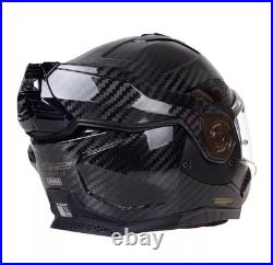 Ls2 Ff901 Advant X Carbon Fiber Modular Flip Front Full Face Motorcycle Helmet