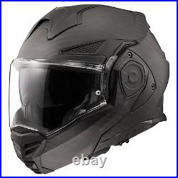 Ls2 Ff901 Advant X Carbon Fibre Modular Flip Front Motorcycle Helmet Matt