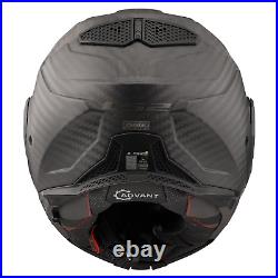 Ls2 Ff901 Advant X Carbon Fibre Modular Flip Front Motorcycle Helmet Matt