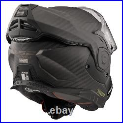 Ls2 Ff901 Advant X Carbon Fibre Modular Flip Front Motorcycle Helmet Matt