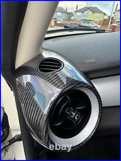 MINI Genuine Carbon Fibre Air Vent Pod Covers R55 R56 R57 R58 R59 Cooper S JCW