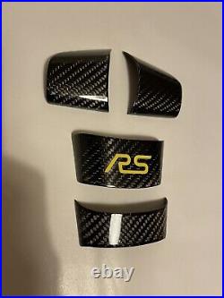 MK2 Ford Fous Carbon Fibre Steering Wheel Trim (4 Piece)