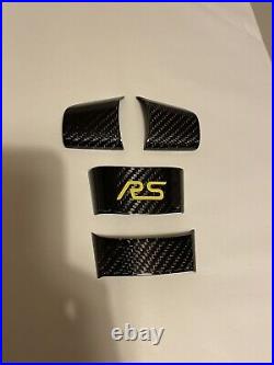 MK2 Ford Fous Carbon Fibre Steering Wheel Trim (4 Piece)