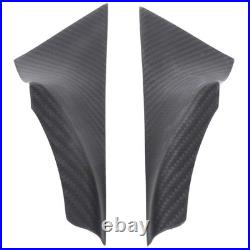 Matte Carbon Fiber Front Door Interior Panel Trim Cover For BMW 5 Series 2024+