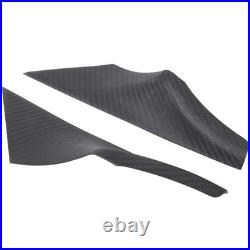 Matte Carbon Fiber Front Door Interior Panel Trim Cover For BMW 5 Series 2024+