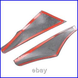 Matte Carbon Fiber Front Door Interior Panel Trim Cover For BMW 5 Series 2024+