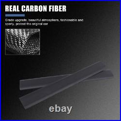 Matte Carbon Fiber Interior Door Sill Plate Guard Cover For Tesla Model S 2023+
