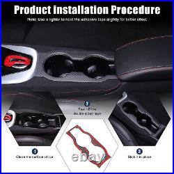 Matte Real Carbon Fiber Interior Center Console Cover Trim For Lotus EMIRA 21-25