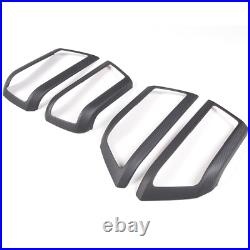 Matte Real Carbon Fiber Interior Door Handle Cover Trim For LR Defender 110 20+