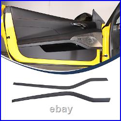 Matte Real Carbon Fiber Interior Door Panel Trim Strip For Lotus Emira 2022-2025