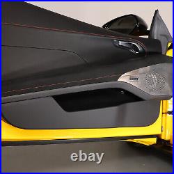 Matte Real Carbon Fiber Interior Door Panel Trim Strip For Lotus Emira 2022-2025