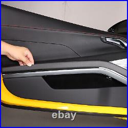 Matte Real Carbon Fiber Interior Door Panel Trim Strip For Lotus Emira 2022-2025