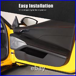 Matte Real Carbon Fiber Interior Door Panel Trim Strip For Lotus Emira 2022-2025 Matte Real Carbon Fiber Interior Door Panel Trim Strip For Lotus Emira 2022-2025