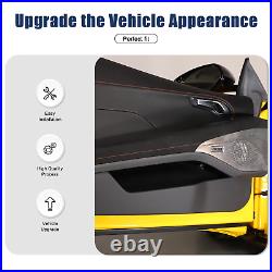 Matte Real Carbon Fiber Interior Door Panel Trim Strip For Lotus Emira 2022-2025