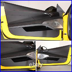 Matte Real Carbon Fiber Interior Door Panel Trim Strip For Lotus Emira 2022-2025