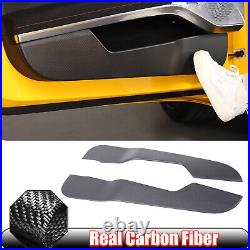 Matte Real Carbon fiber Interior Door Anti-Kick Trim Cover For Lotus EMIRA 22-25