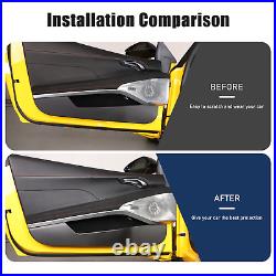 Matte Real Carbon fiber Interior Door Anti-Kick Trim Cover For Lotus EMIRA 22-25