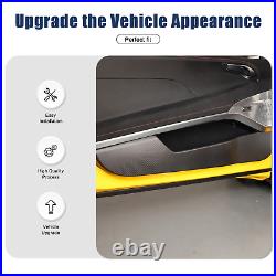 Matte Real Carbon fiber Interior Door Anti-Kick Trim Cover For Lotus EMIRA 22-25