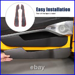 Matte Real Carbon fiber Interior Door Anti-Kick Trim Cover For Lotus EMIRA 22-25