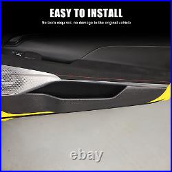 Matte Real Carbon fiber Interior Door Anti-Kick Trim Cover For Lotus EMIRA 22-25