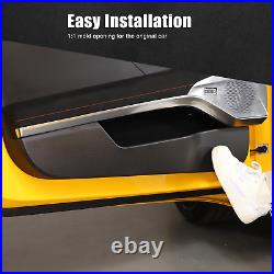 Matte Real Carbon fiber Interior Door Anti-Kick Trim Cover For Lotus EMIRA 22-25