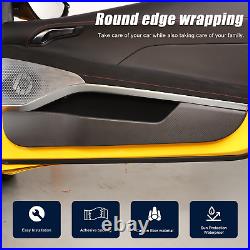 Matte Real Carbon fiber Interior Door Anti-Kick Trim Cover For Lotus EMIRA 22-25