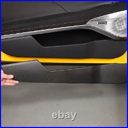 Matte Real Carbon fiber Interior Door Anti-Kick Trim Cover For Lotus EMIRA 22-25